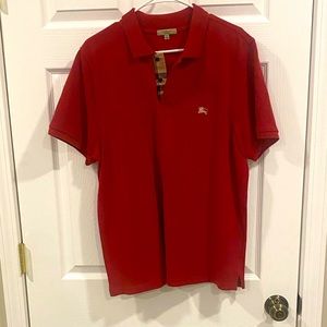 Burberry Polo Shirt Sz XL